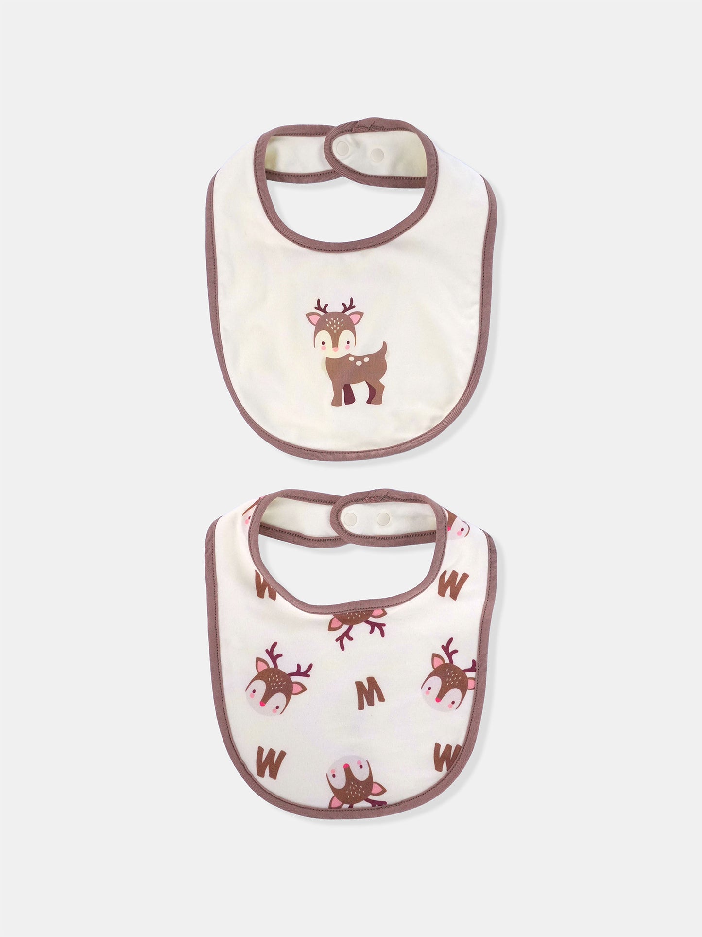 Baby's Romper And Bib Set