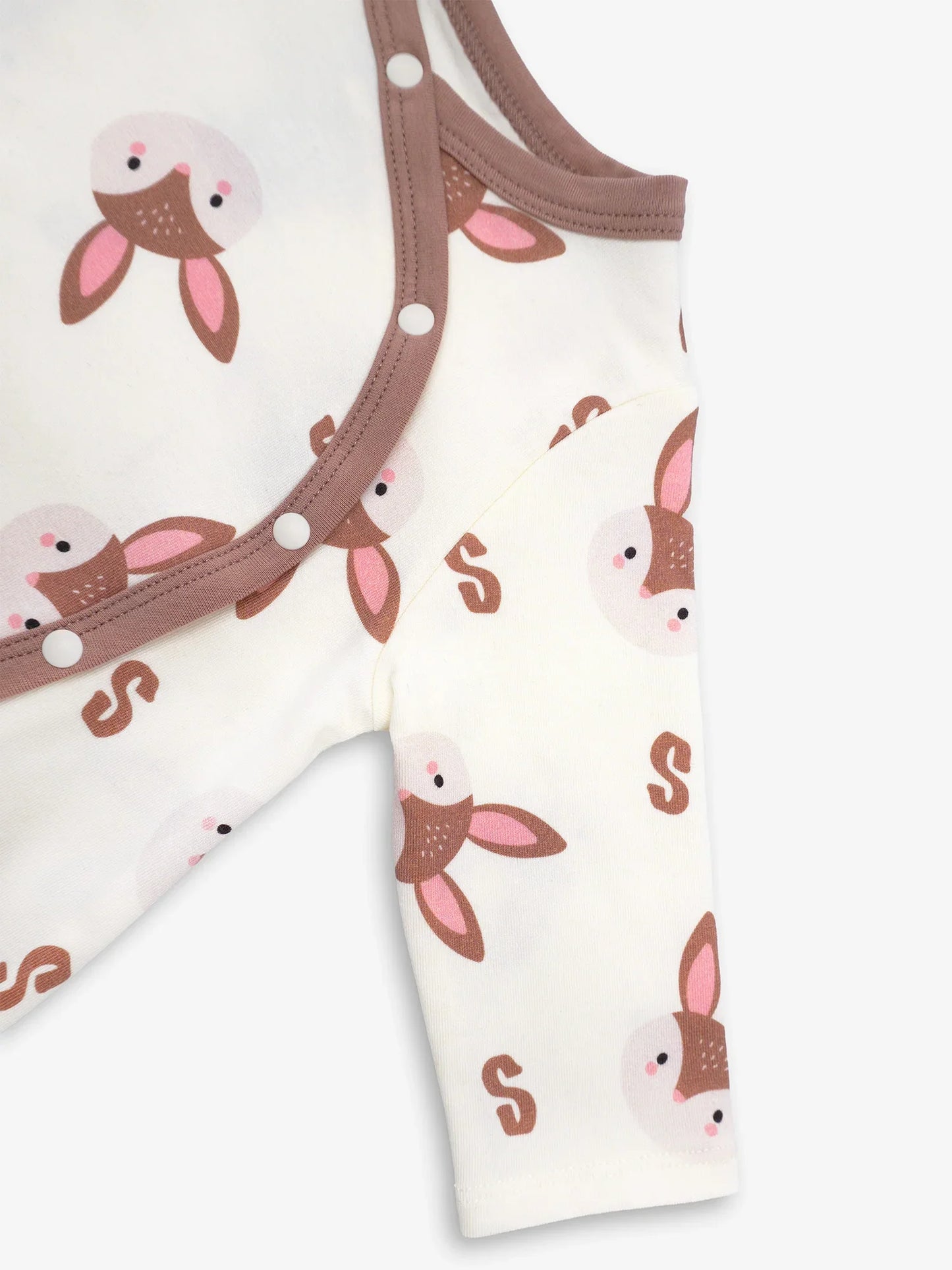 Baby's Romper And Bib Set