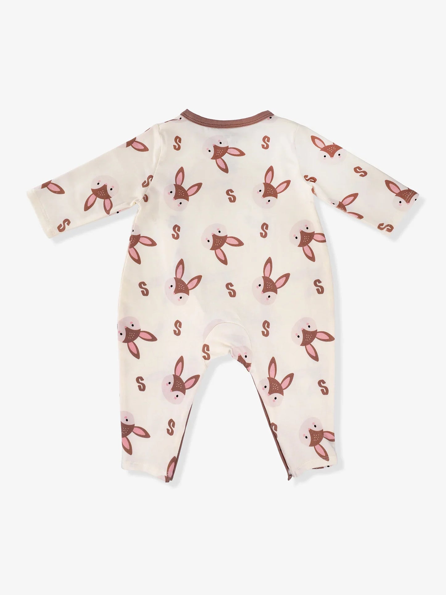 Baby's Romper And Bib Set