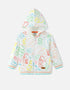 Kids Allover Zipped Hoodie
