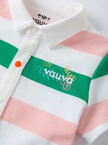Baby's Stripy Shortie Romper