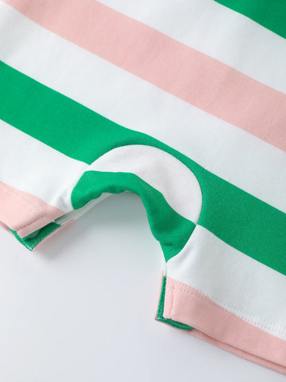 Baby's Graphic Layered Romper