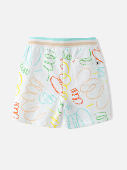 Kids Allover Bermuda Shorts