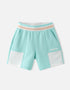 Kids Color Block Bermuda Shorts