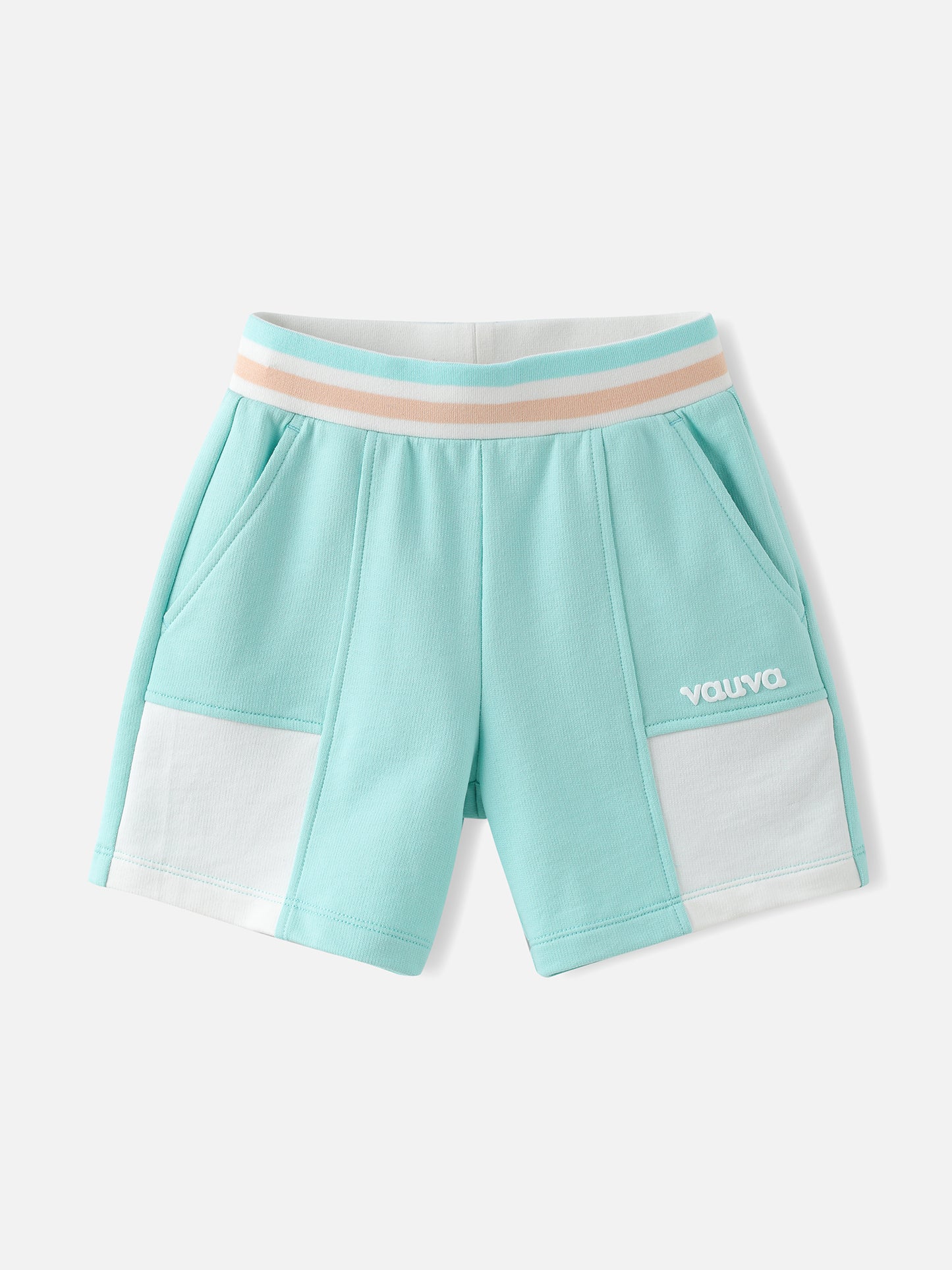 Kids Color Block Bermuda Shorts