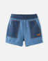 Kids Two-Tone Jersey Denim Rolled Hem Shorts