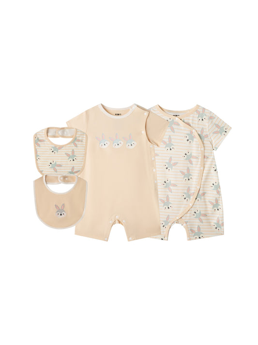 Baby Bunny Cotton Essentials 4‑Piece Gift Set