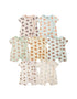 Baby Animal All‑Over Print Cotton Short Romper 7‑Piece Set