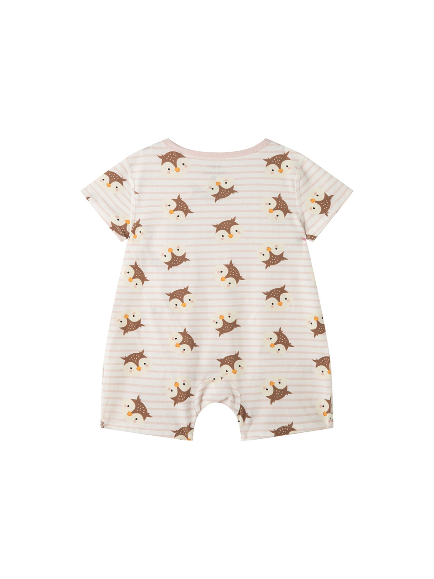 Baby Animal All‑Over Print Cotton Short Romper 7‑Piece Set