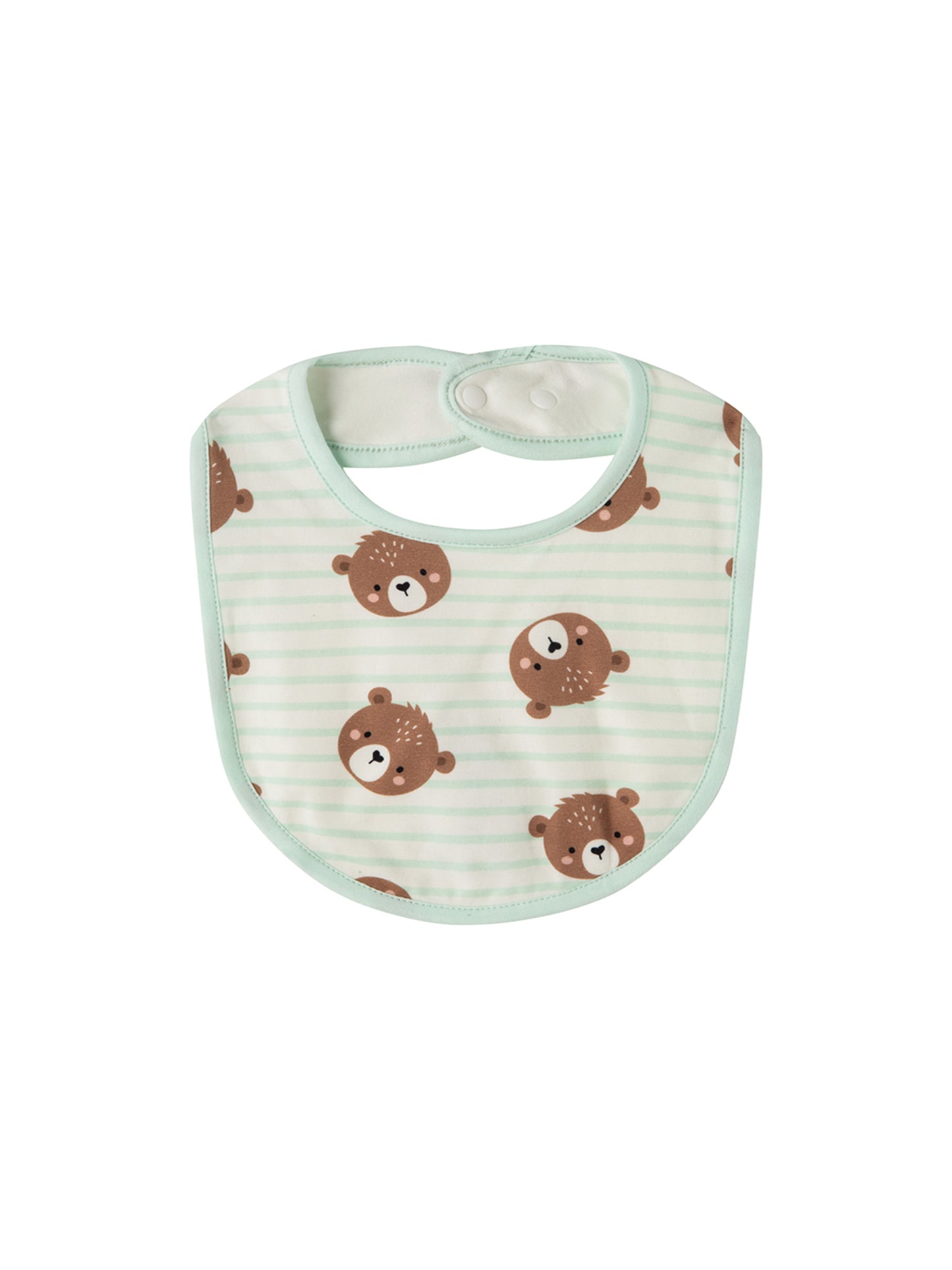 Baby Animal Print Cotton Bibs 7‑Piece Set
