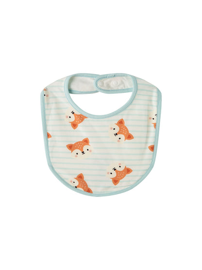 Baby Animal Print Cotton Bibs 7‑Piece Set