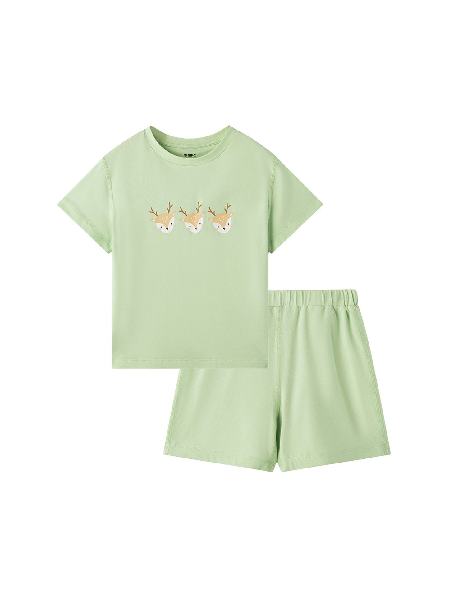 Kids Deer Lounge T‑Shirt & Shorts Set