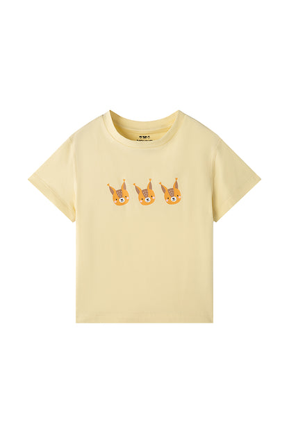 Kids Squirrel Lounge T‑Shirt & Shorts Set