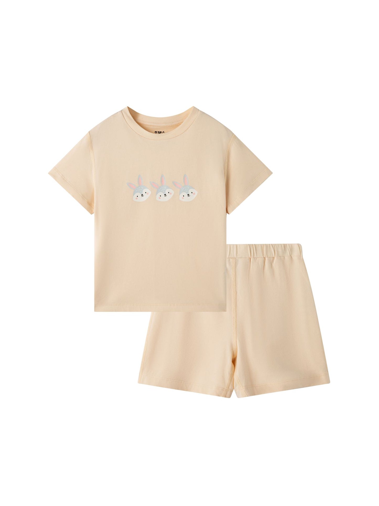 Kids Bunny Lounge T‑Shirt & Shorts Set