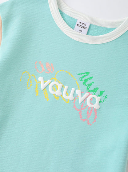 Kids Color Block Graphic Tee