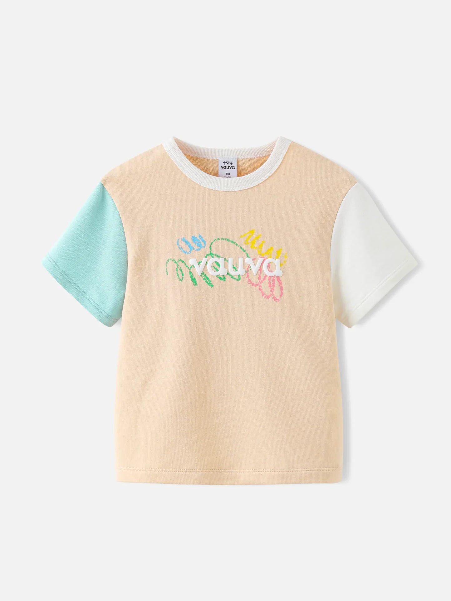 Kids Color Block Graphic Tee