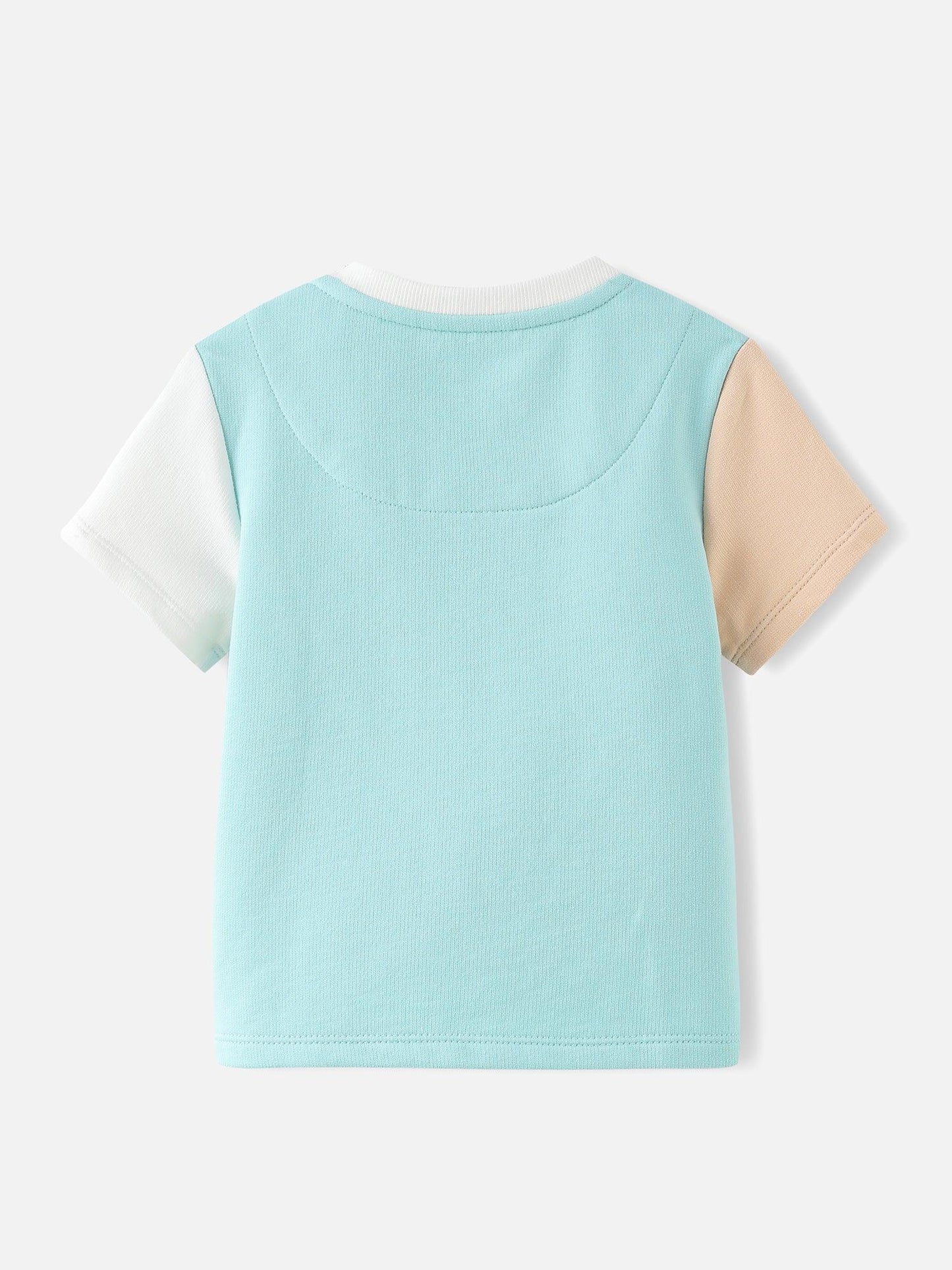Baby's Color Block Logo Tee