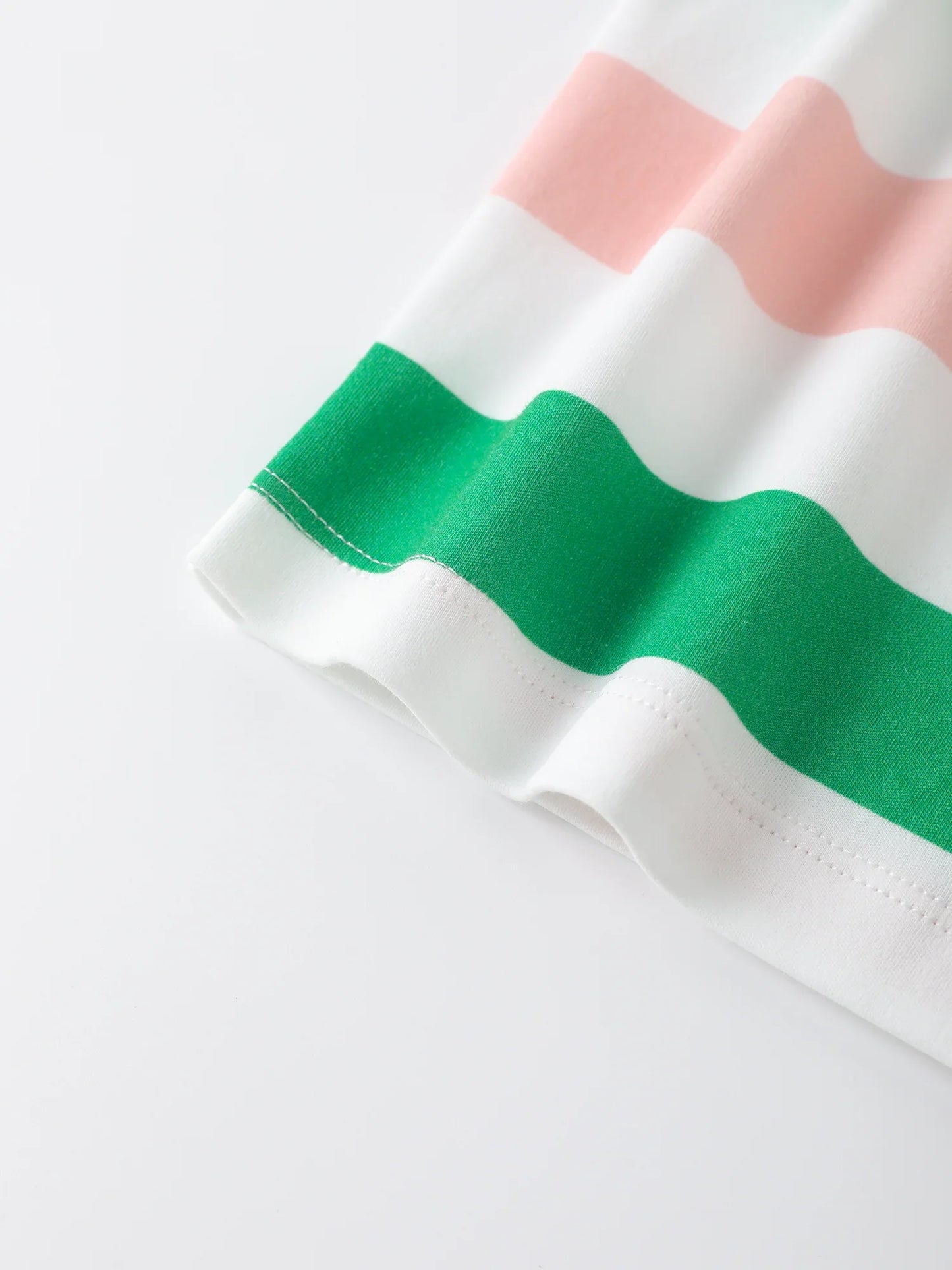 Kids Stripy Short Sleeves Tee