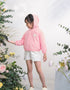 Girls Bloom Together Hooded Windbreaker