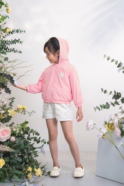 Girls Bloom Together Hooded Windbreaker