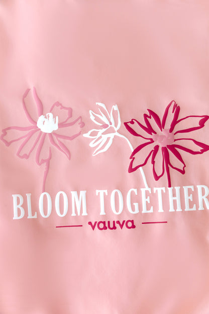 Girls Bloom Together Hooded Windbreaker