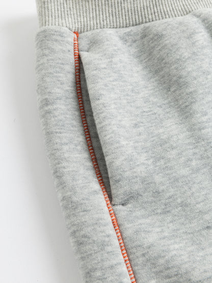 Kids Fox Patch Fleece-Lined Jogger Pants