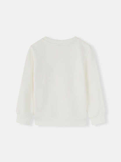 Kids Woodland Friends Embroidered Logo Sweatshirt