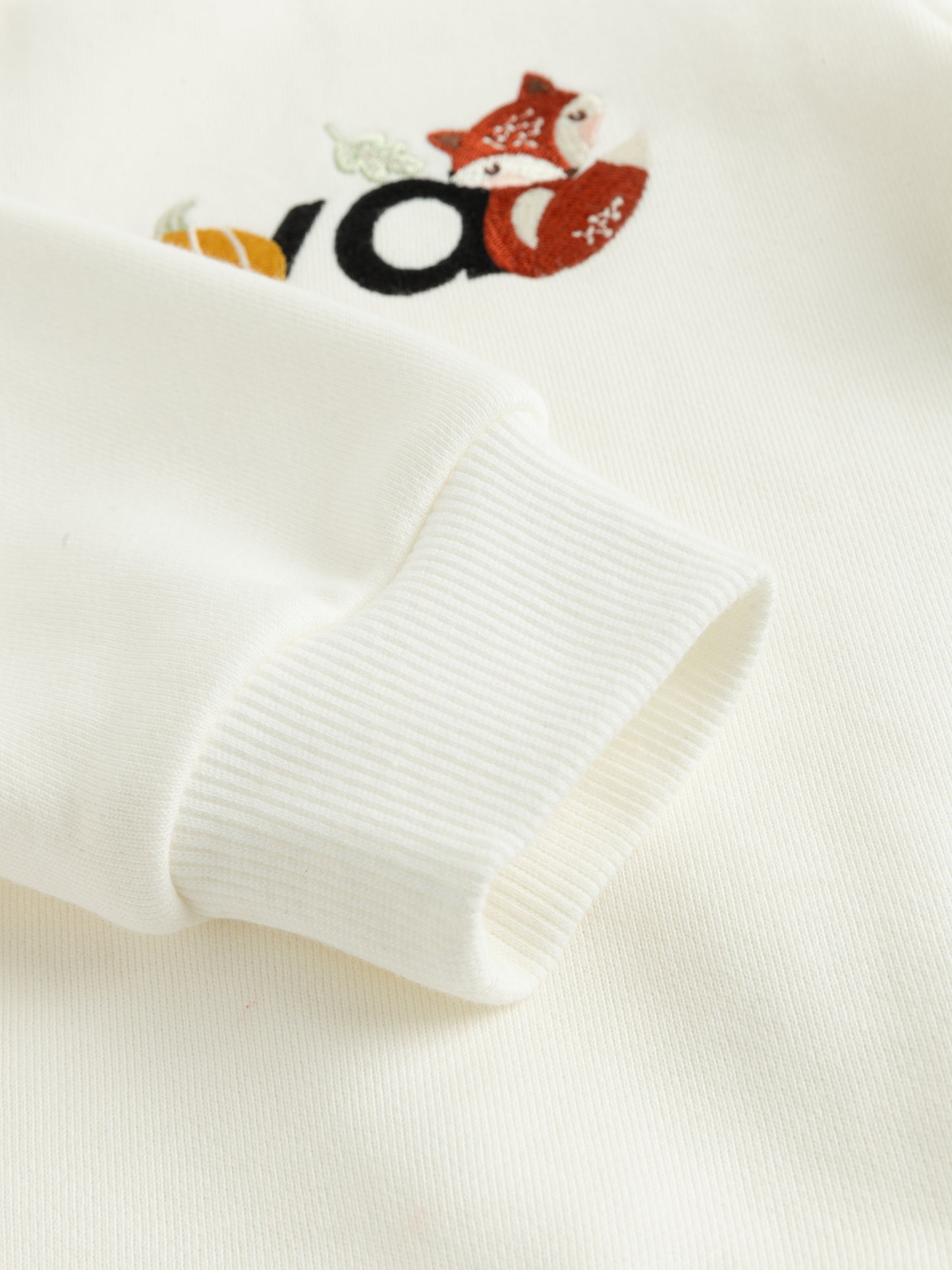 Kids Woodland Friends Embroidered Logo Sweatshirt