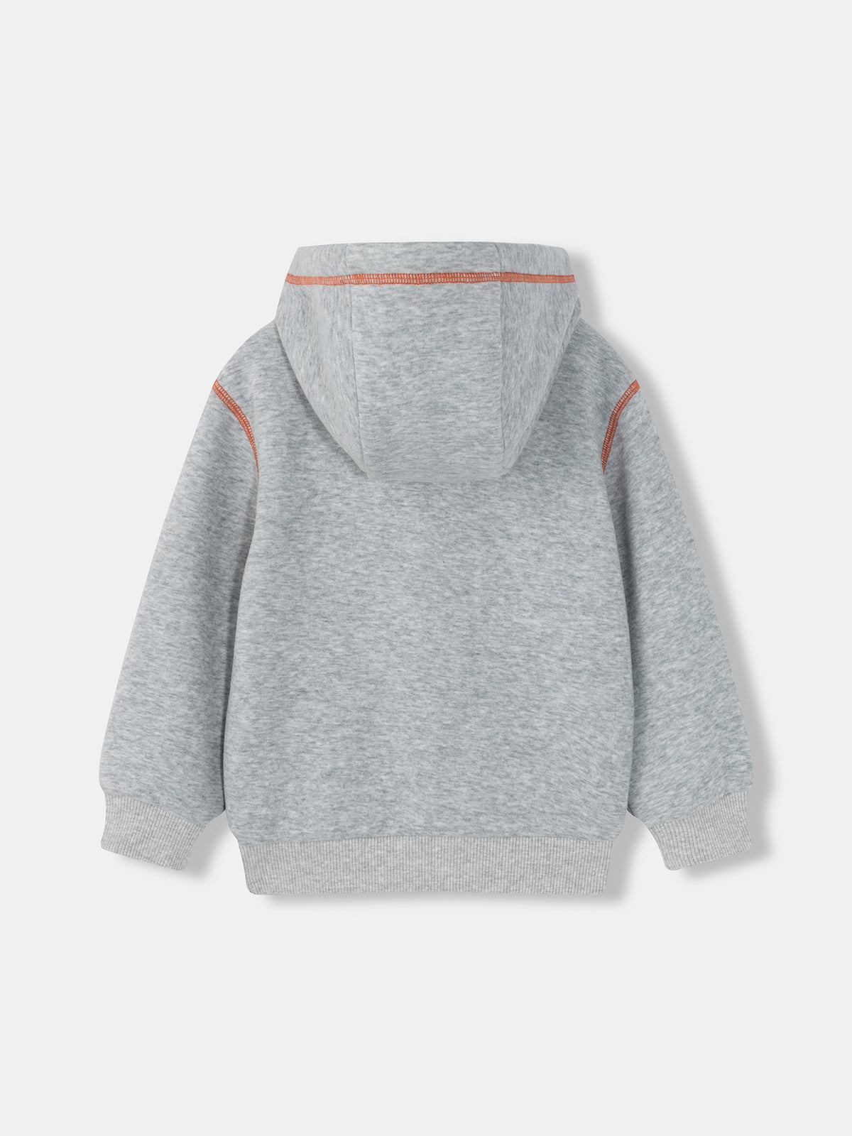 Kids Fox Patch Fleece-Lined Zip-Up Jackets