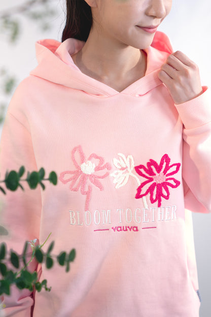 Bloom Together Embroidered Hoodies