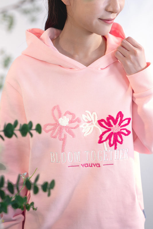 Bloom Together Embroidered Hoodies