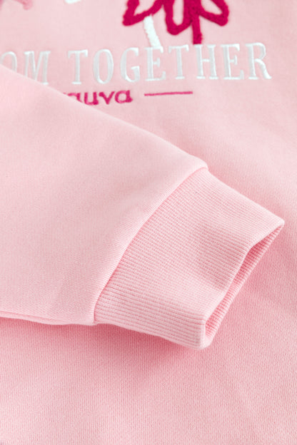 Bloom Together Embroidered Hoodies