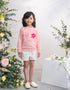 Girls Bloom Together Embroidered Sweatshirt