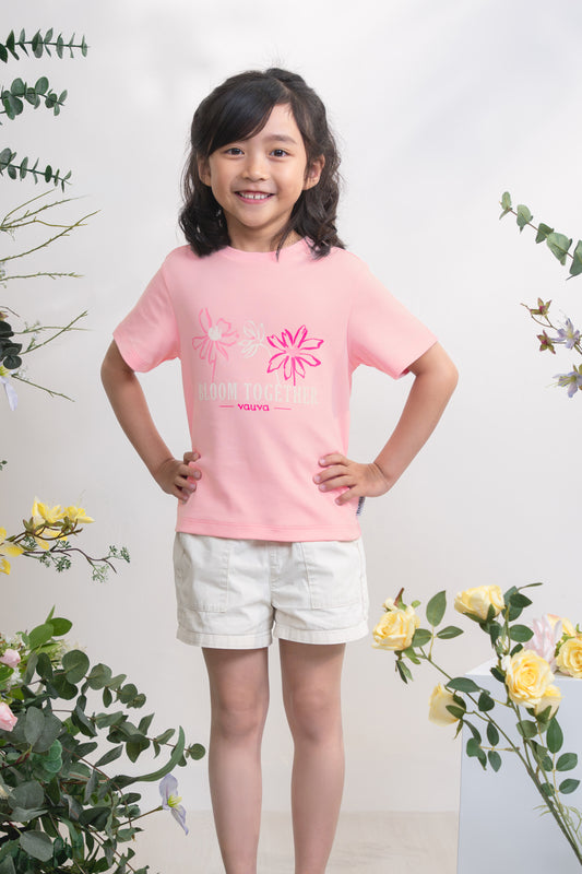 Girls Bloom Together Graphic T-Shirt