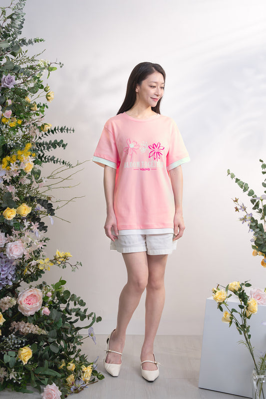 Bloom Together Layered Graphic T-Shirt