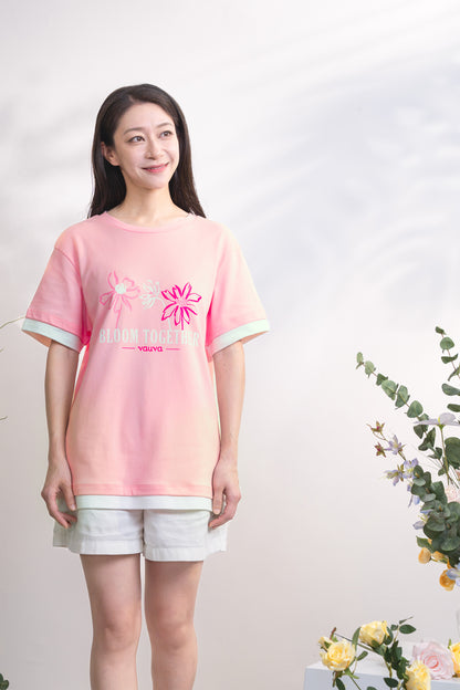Bloom Together Layered Graphic T-Shirt