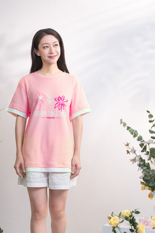 Bloom Together Layered Graphic T-Shirt