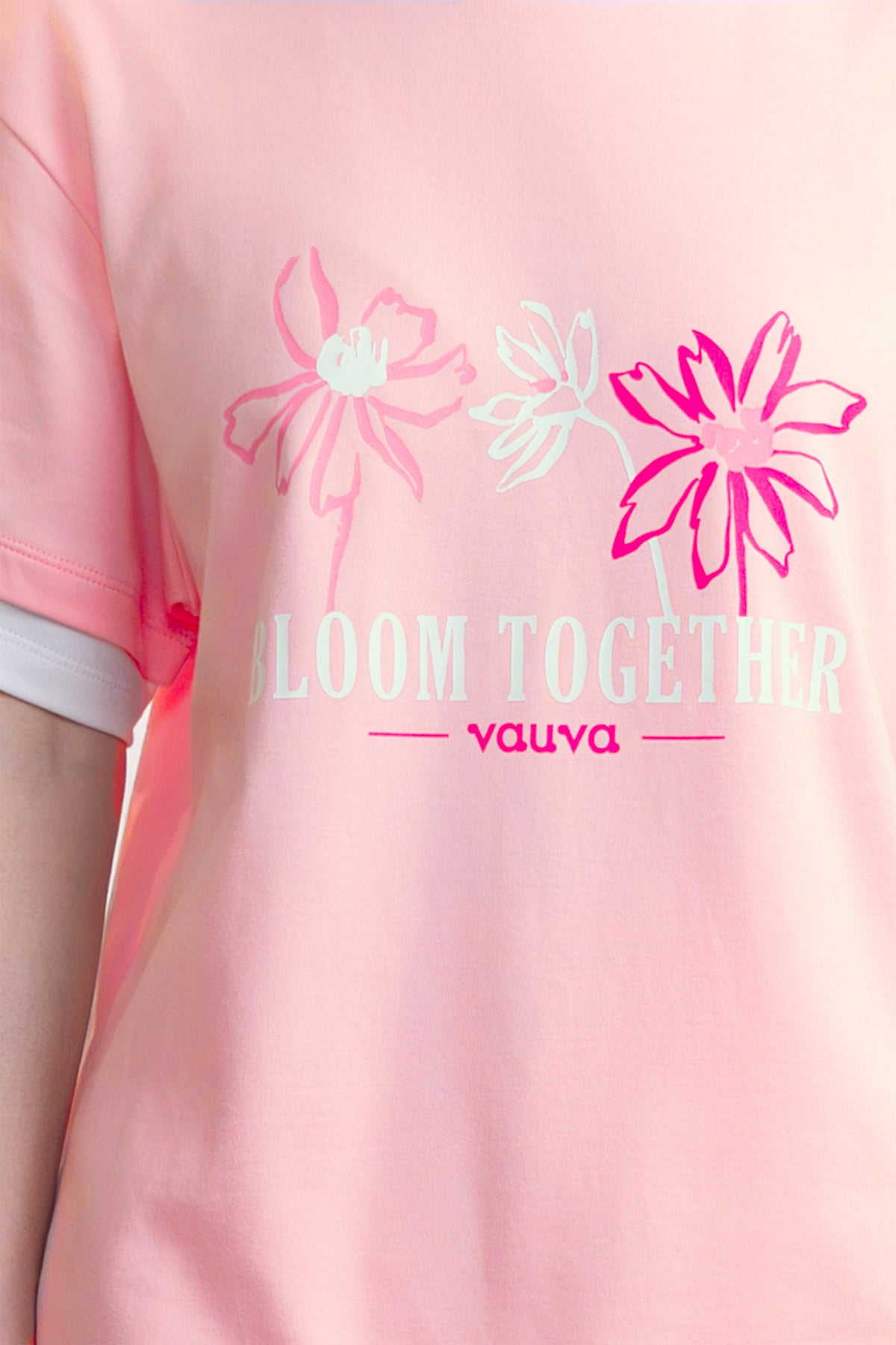 Bloom Together Layered Graphic T-Shirt