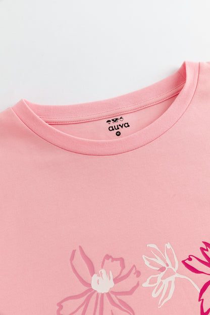 Bloom Together Layered Graphic T-Shirt