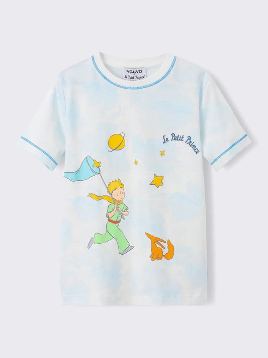 Kids All‑Over Graphic Print Organic Cotton T‑Shirt