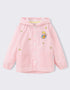 Kids Hooded Gingham Snap‑Front Jacket
