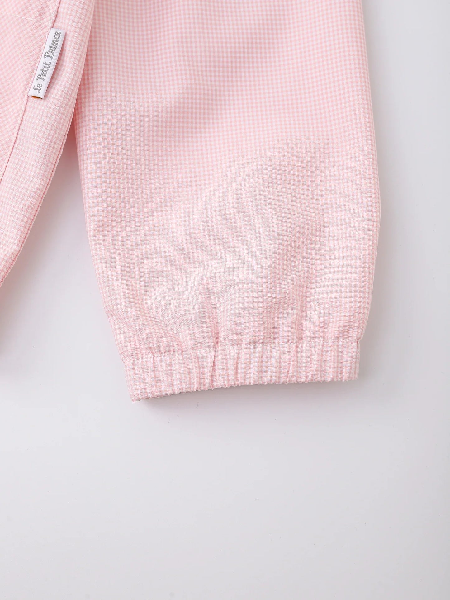 Kids Hooded Gingham Snap‑Front Jacket