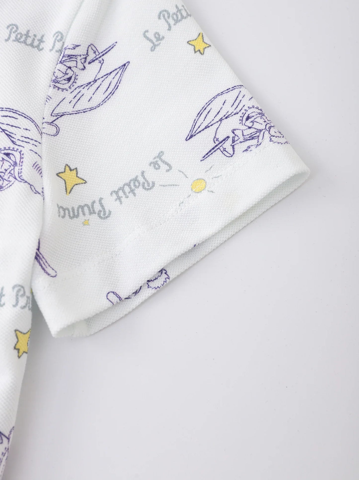 Kids Layered‑Look Polo Shirt with All‑Over Print