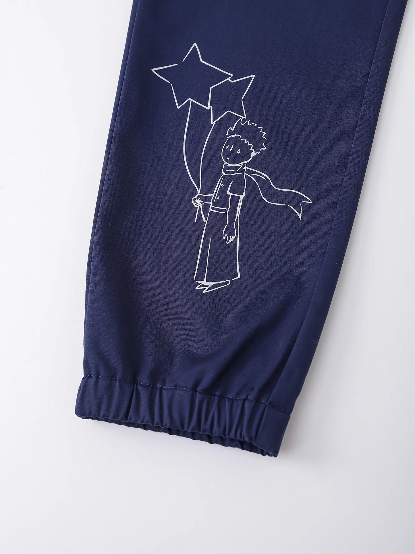 Kids Stretch Cotton Cargo Jogger Pants with Embroidery