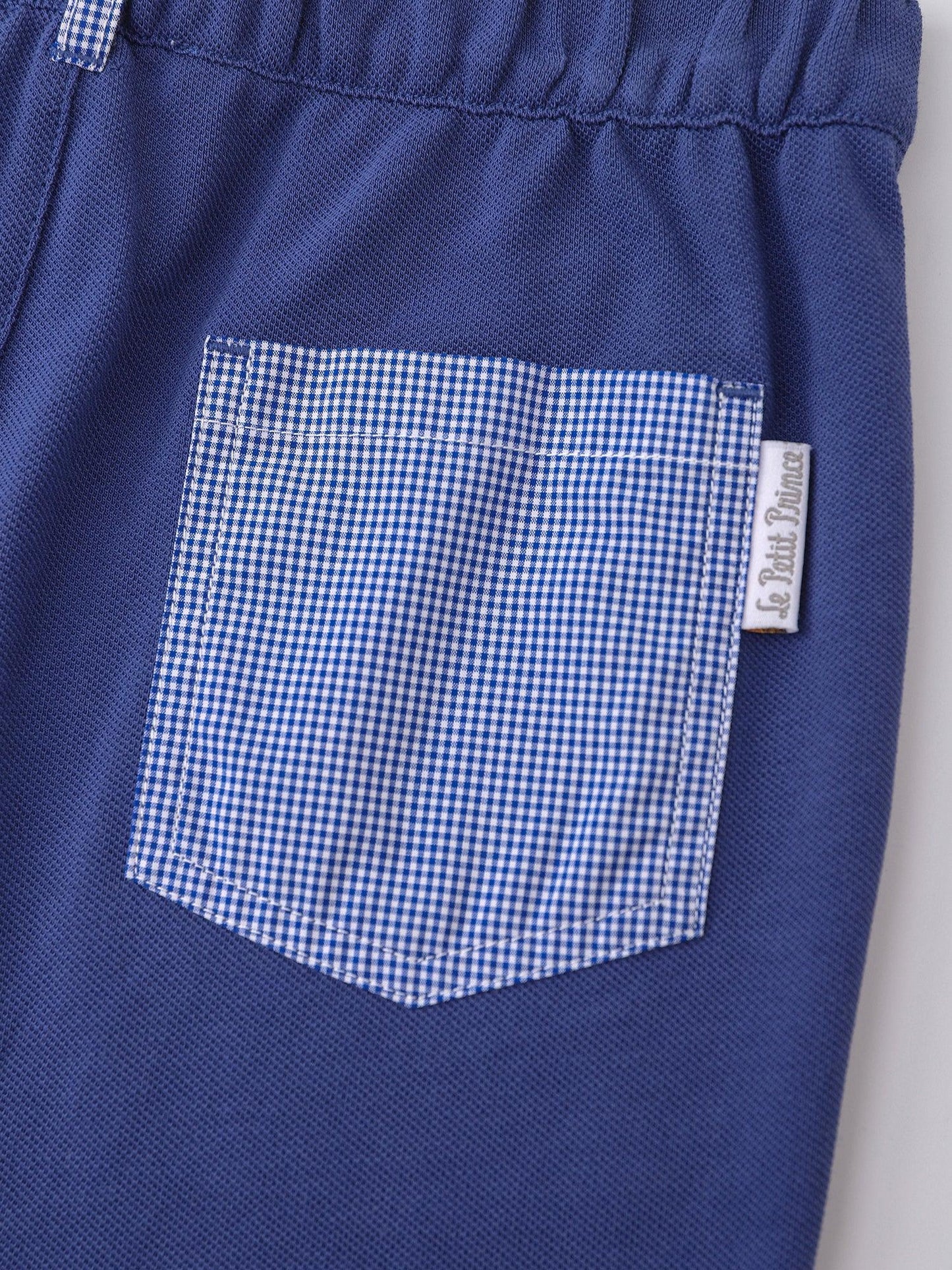 Kids Embroidered Organic Cotton Chino Shorts