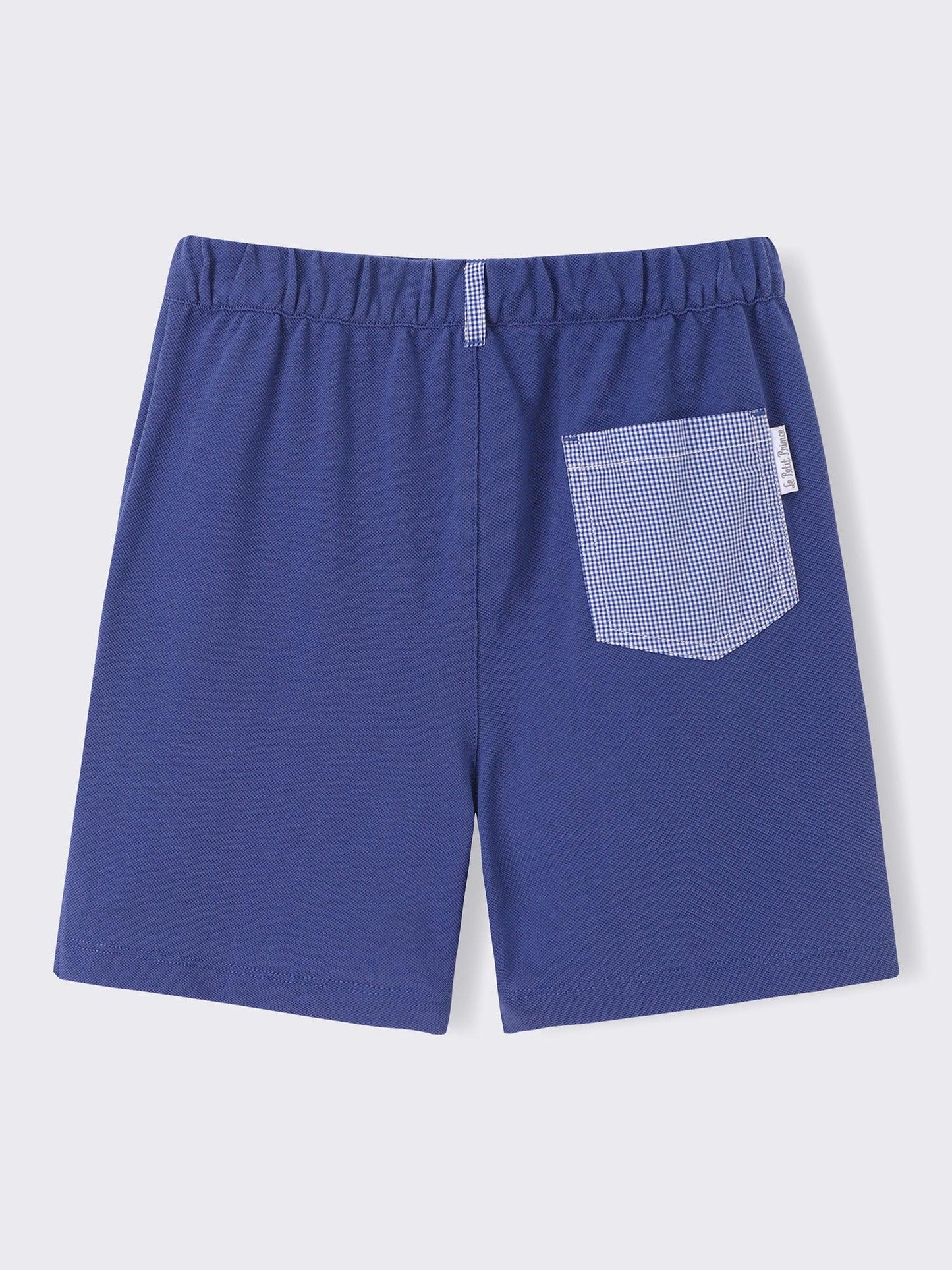 Kids Embroidered Organic Cotton Chino Shorts