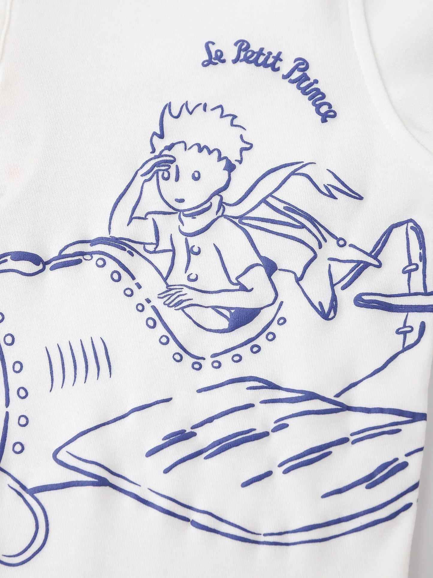 Kids Organic Cotton Graphic Henley T‑Shirt