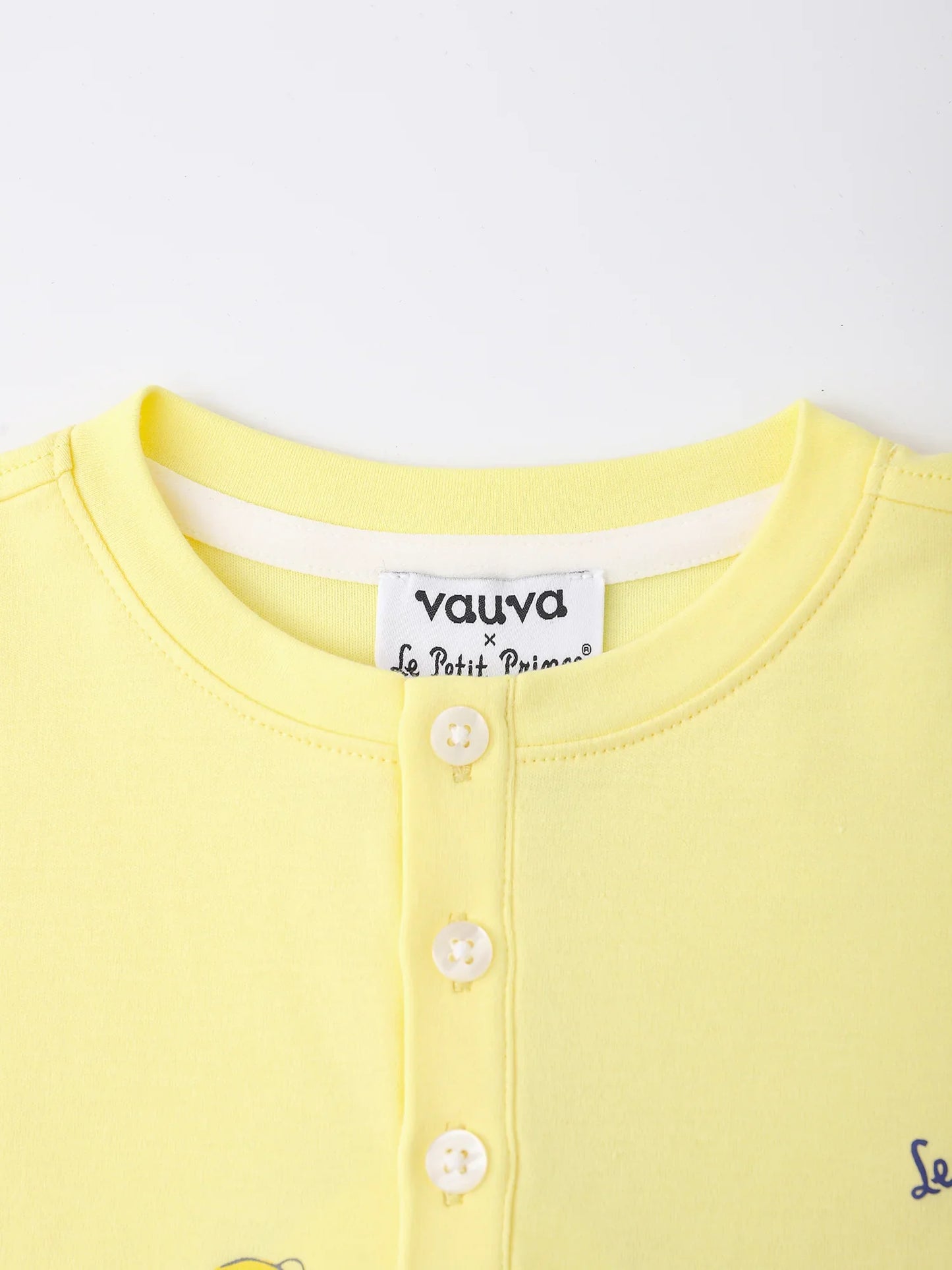 Kids Organic Cotton Graphic Henley T‑Shirt