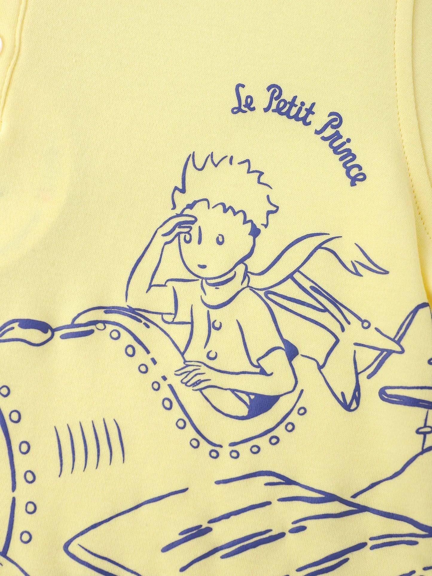 Kids Organic Cotton Graphic Henley T‑Shirt