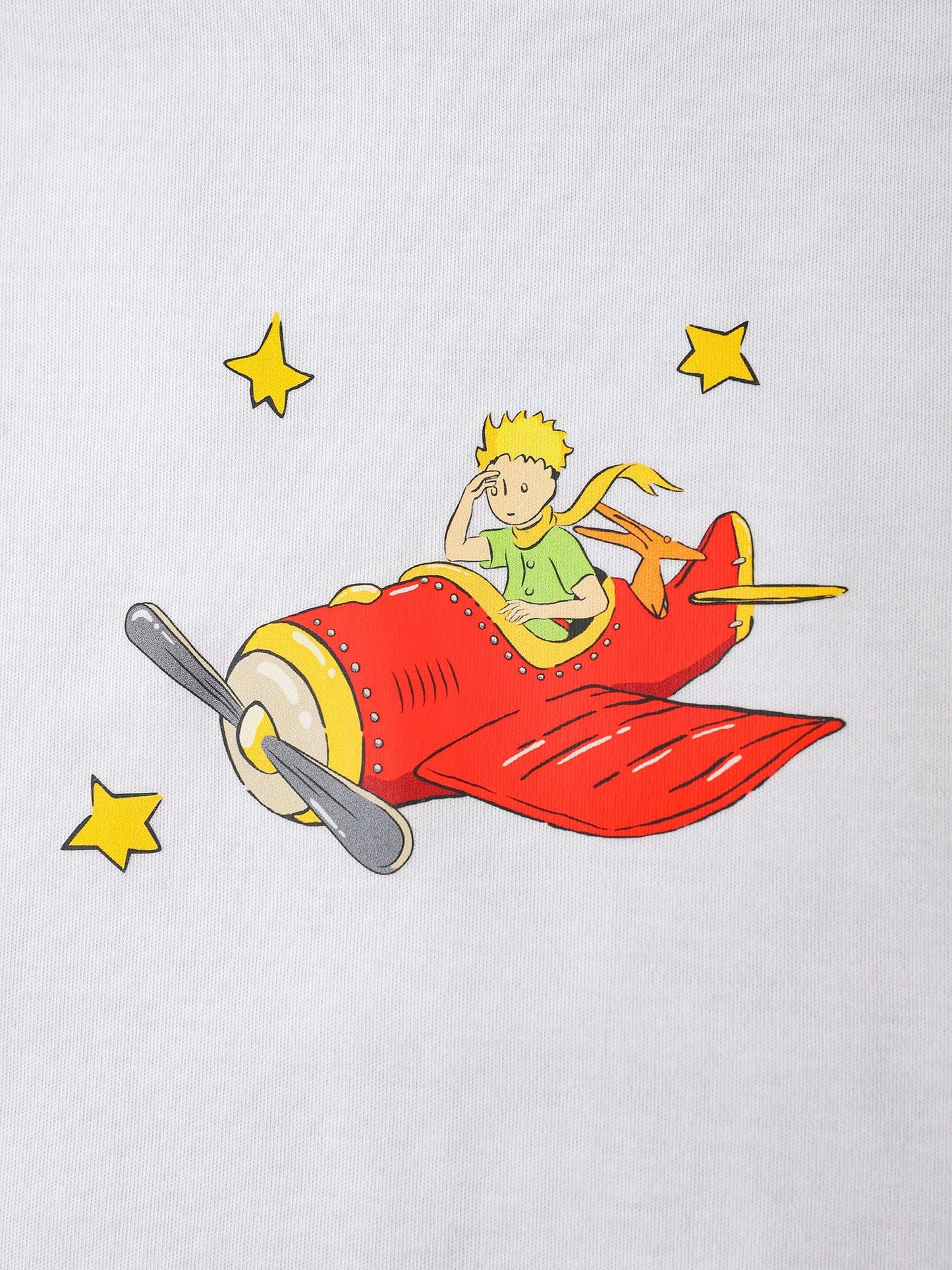 Kids Organic Cotton Shoulder‑Button Graphic T‑Shirt